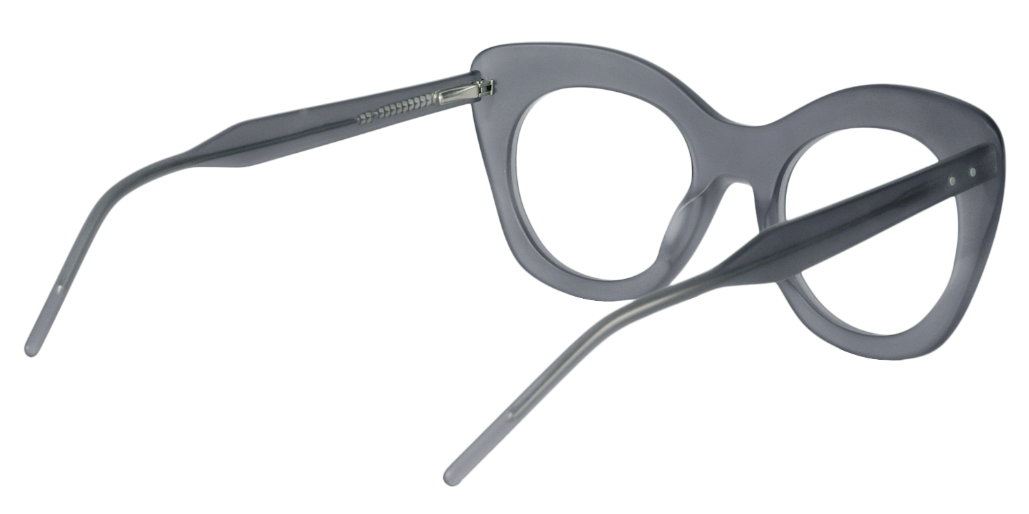 Cat-eye Gray Glasses | ZEELOOL Canada4