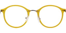 Ivy Round Yellow Glasses5