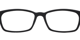 Lacy Rectangle Black Red Sports Glasses2