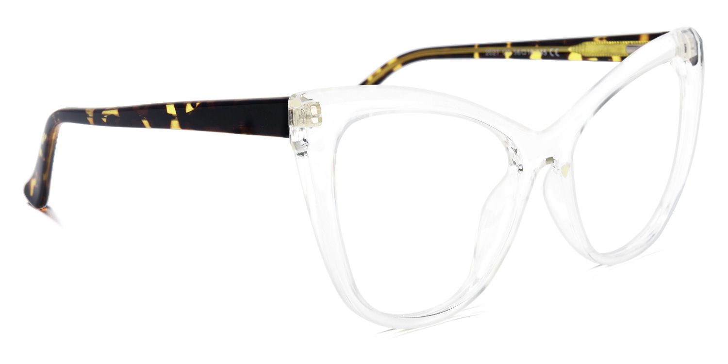 Shelby Cateye Clear Glasses | ZEELOOL Canada2