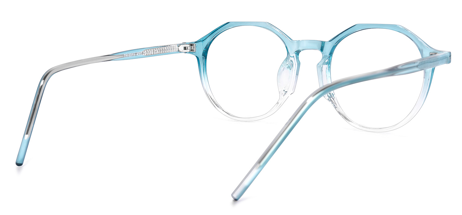 Sasha Round Light-Blue Glasses | ZEELOOL Canada4