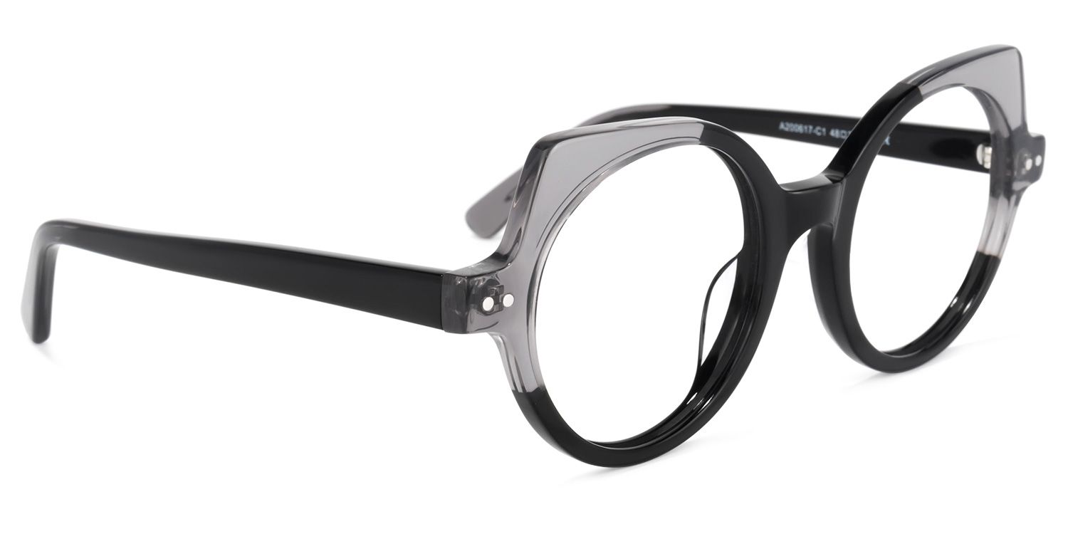 Gilbert Cateye Black Glasses | ZEELOOL Canada2
