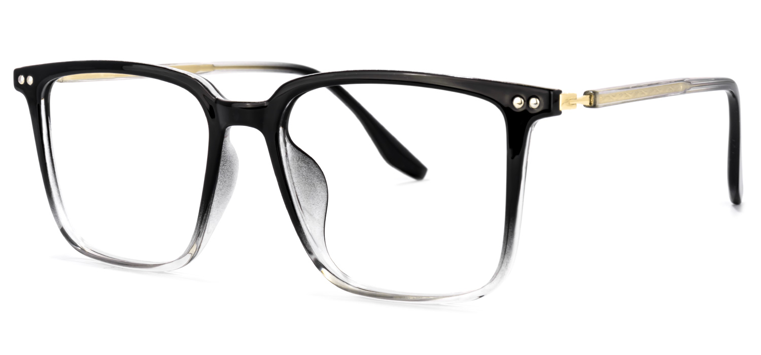 Tobias Square Black Glasses | ZEELOOL Canada1