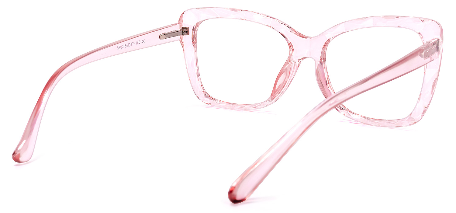Wendell Cateye Pink Glasses | ZEELOOL Canada4