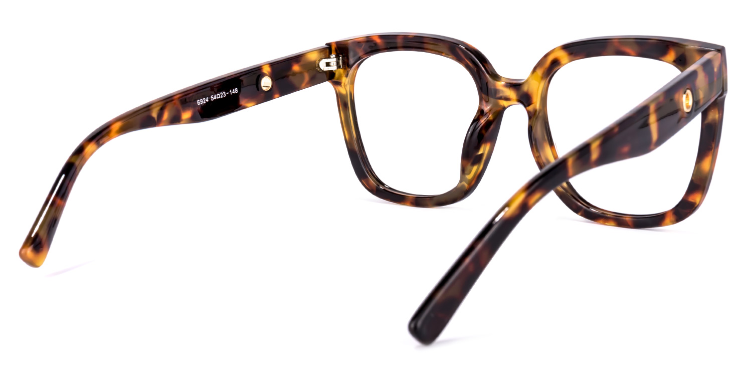 Wolfgang Square Tortoise Glasses | ZEELOOL Canada4
