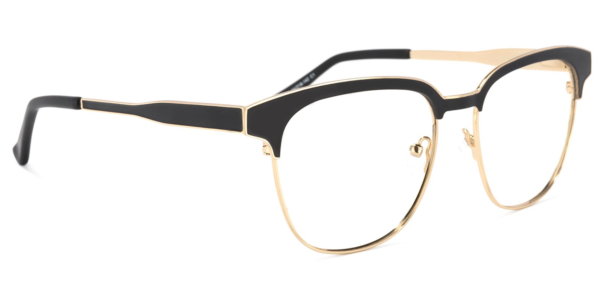 Wren Browline Black-Gold Eyeglasses & Glasses Frames4