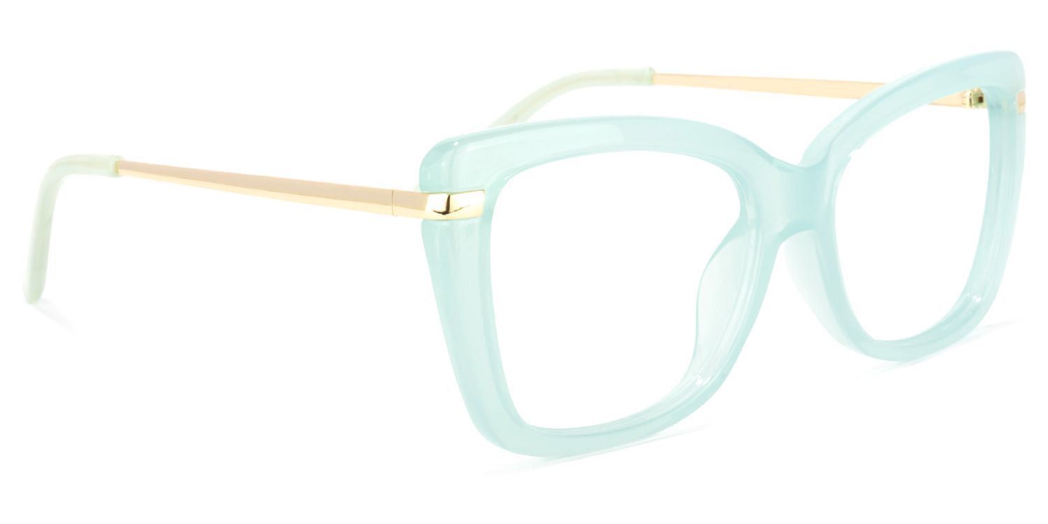 Yulia Cateye Green Glasses | ZEELOOL Canada2