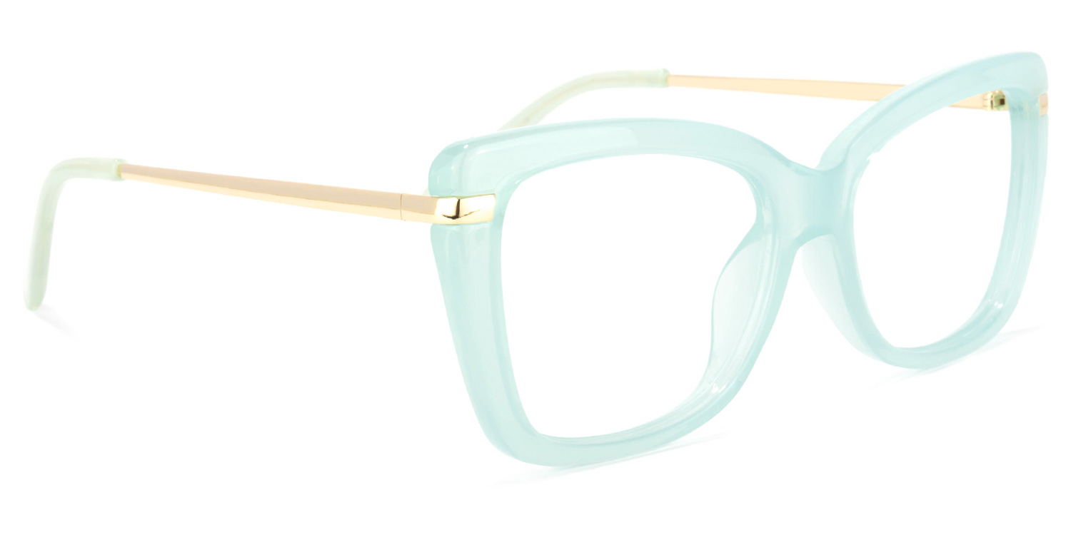 Yulia Cateye Green Glasses | ZEELOOL Canada2