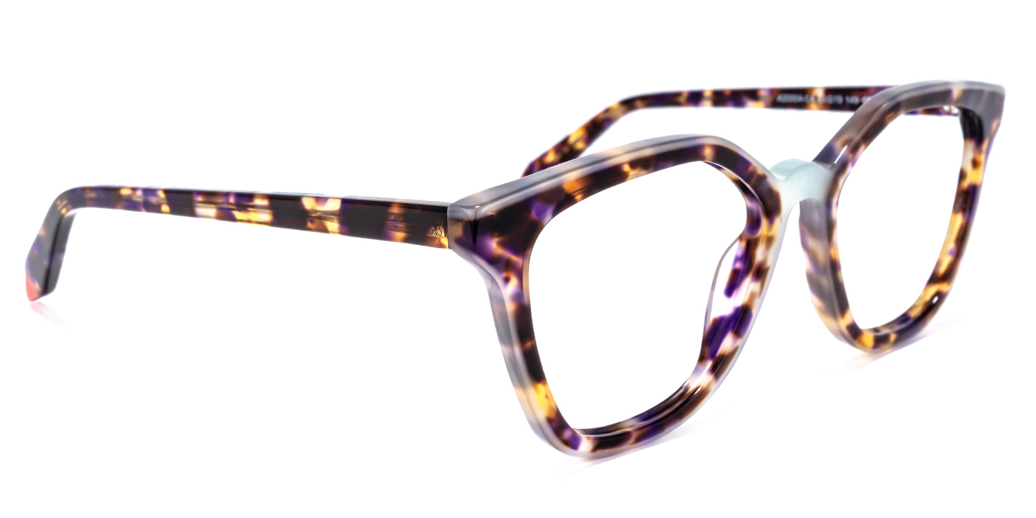 Yannick Square Purple-Tortoise Glasses | ZEELOOL Canada2