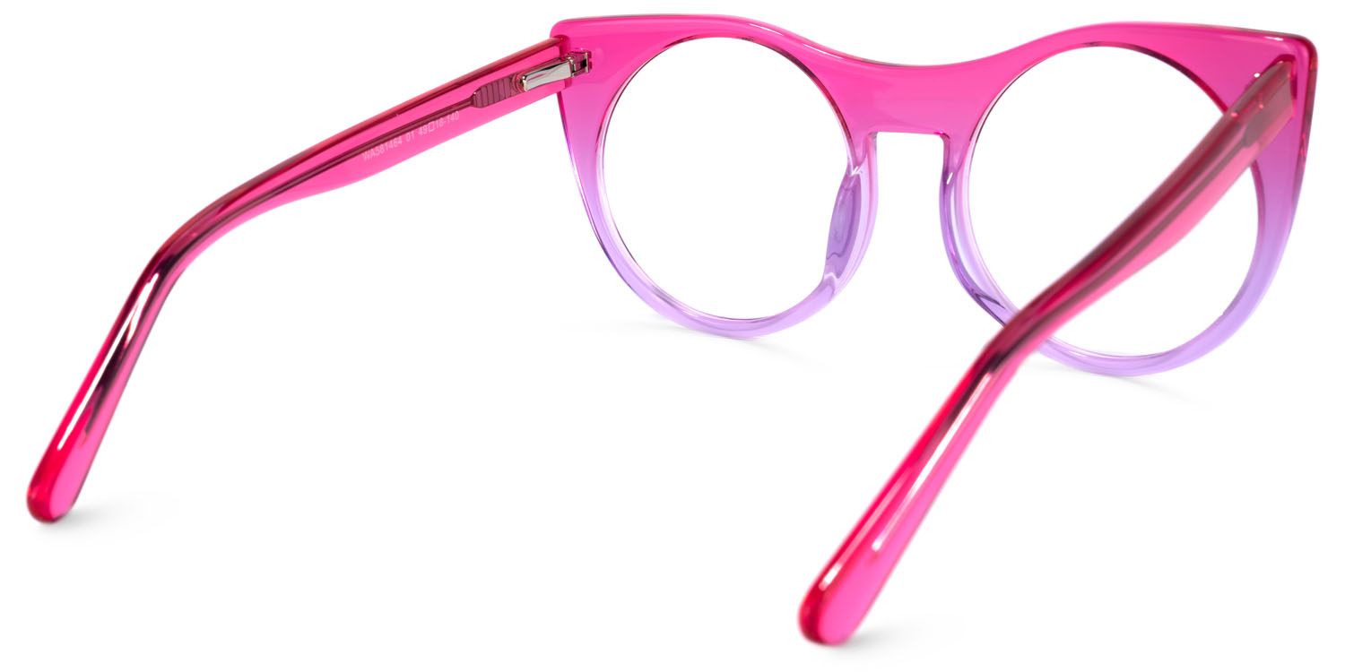 Zora Cateye Pink-Purple Glasses4