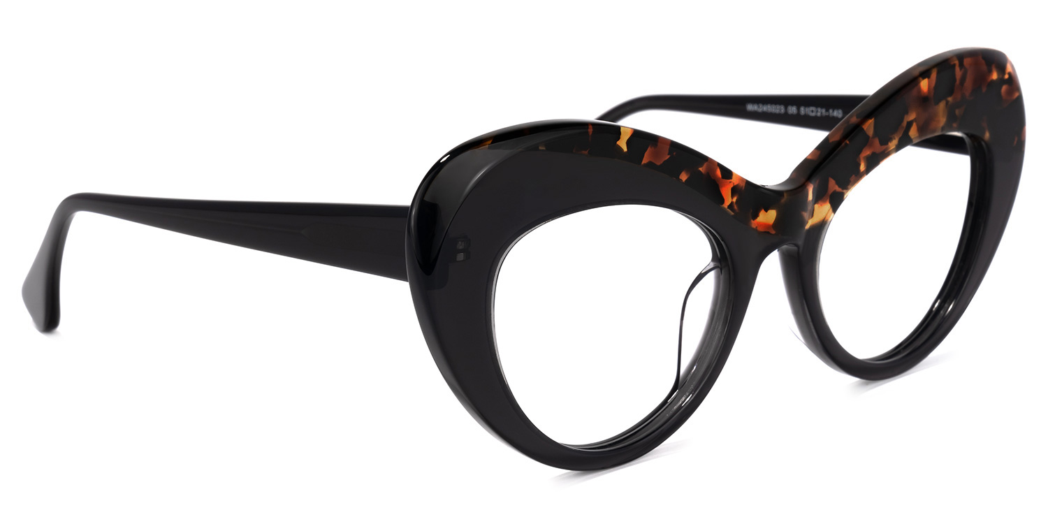 Bellamy Cateye Black-Tortoise Glasses | ZEELOOL Canada1