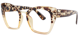 Lulu Cat Eye Light Tortoise Glasses3