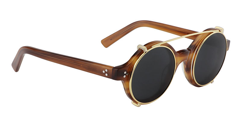 Clip-On Burnt Umber Sunglasses | ZEELOOL Canada3
