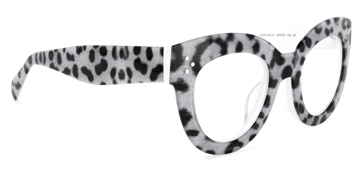 Torres Gray-Leopard Cat Eye Glasses with Wide Frames2