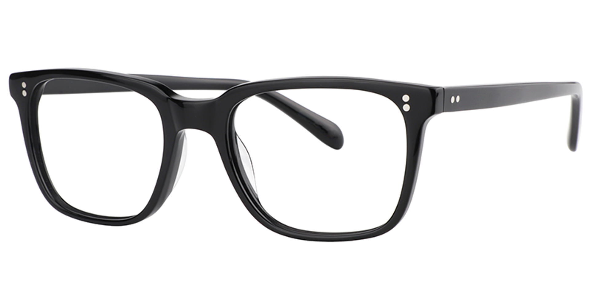 Lamont Rectangle Black Eyeglasses and Glasses Frames2