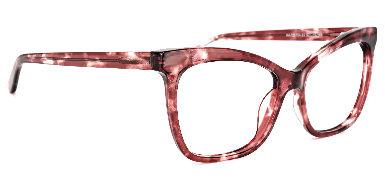 Richardson Cateye Light-Maroon Glasses | ZEELOOL Canada2