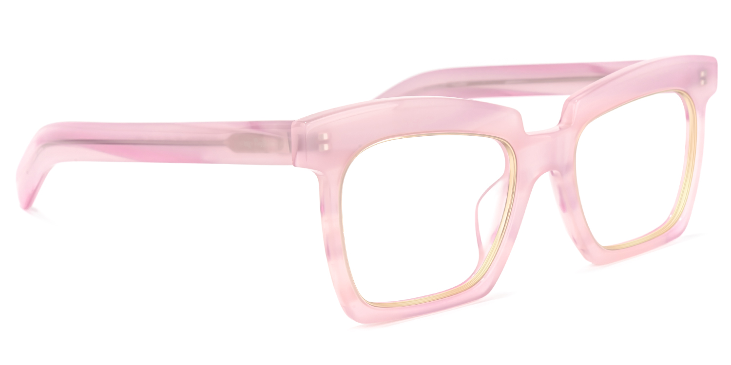 Corrales Square Pink Glasses | ZEELOOL Canada2