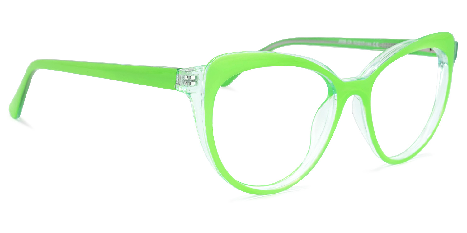Torrence Cateye Green Glasses | ZEELOOL Canada2