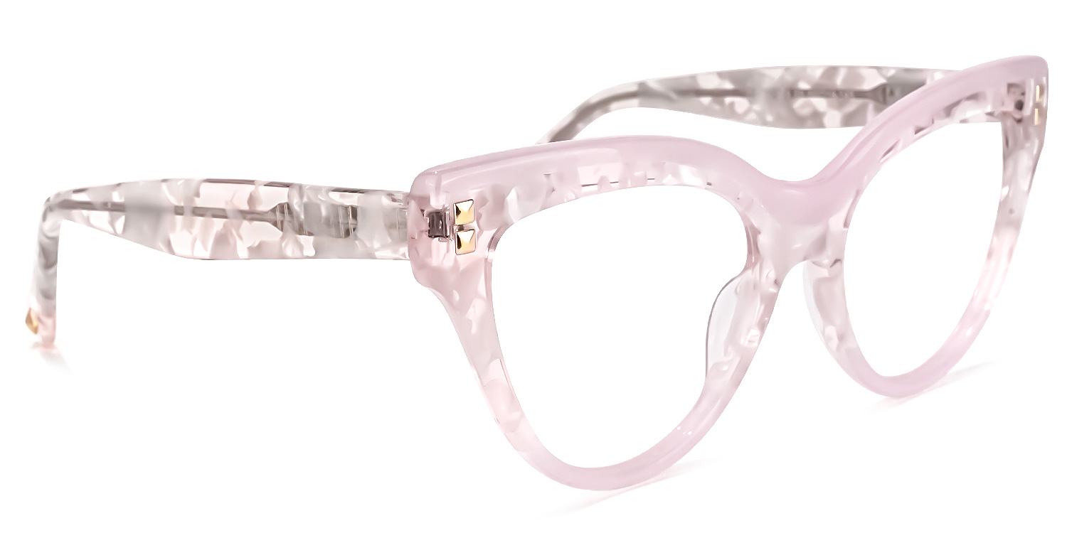 Cascata Cateye Pink Glasses | ZEELOOL Canada2