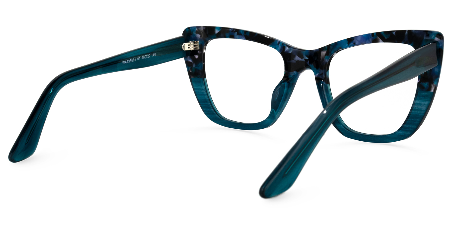 Lewis Cateye Blue Glasses | ZEELOOL Canada4