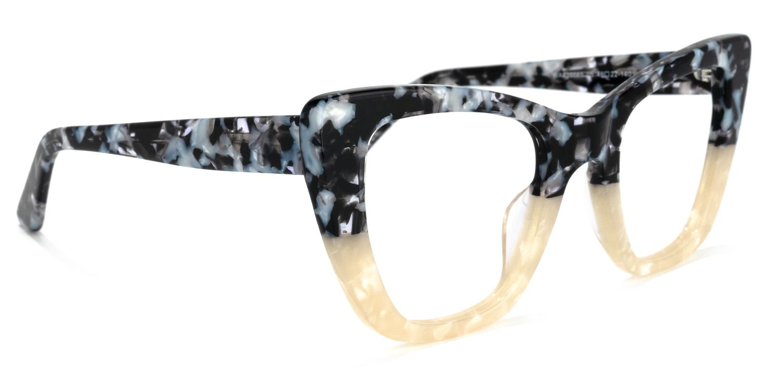 Lewis Cateye Marble Glasses | ZEELOOL Canada2