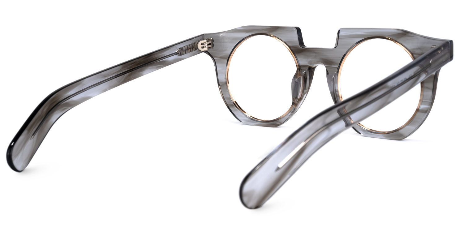 Mckoy Geometric Gray Glasses4