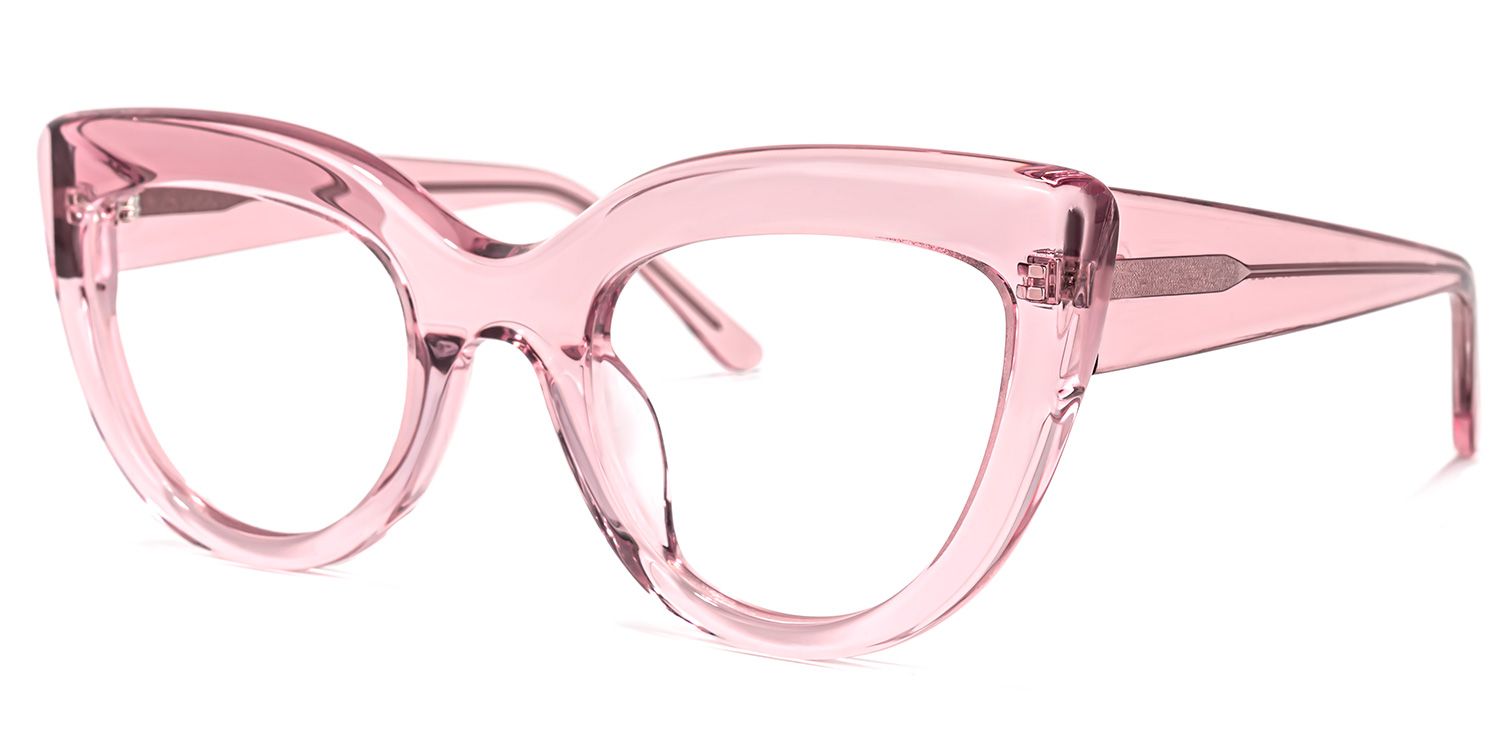 Caren Cateye Pink Glasses | ZEELOOL Canada4