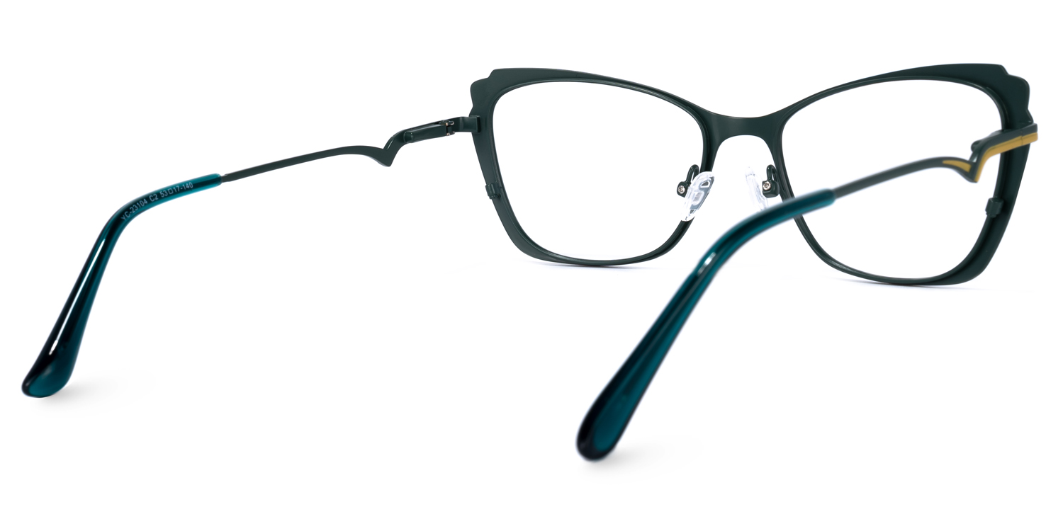 Divas Cateye Green Glasses | ZEELOOL Canada4