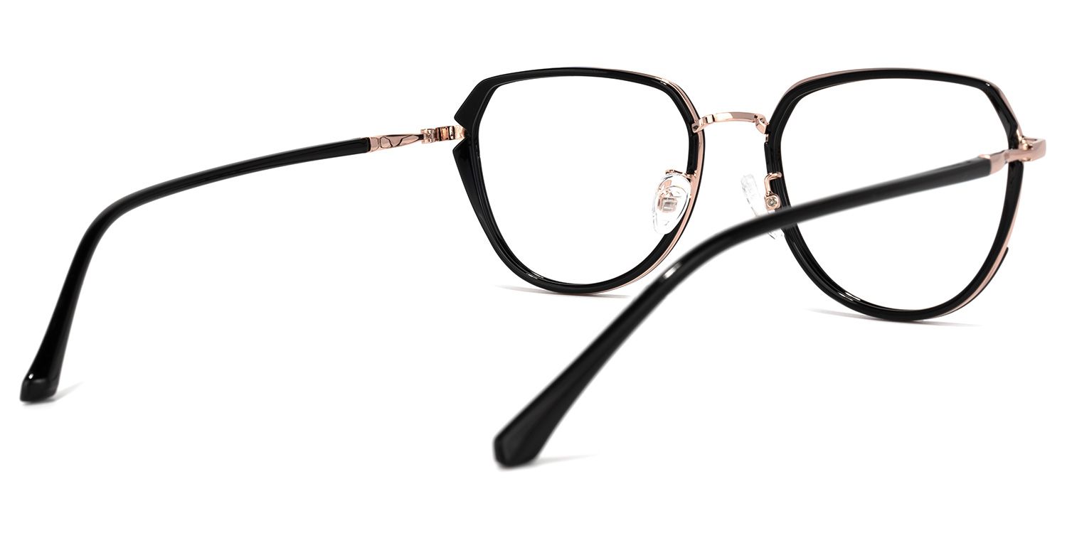 Nash Geometric Black Glasses | ZEELOOL Canada4