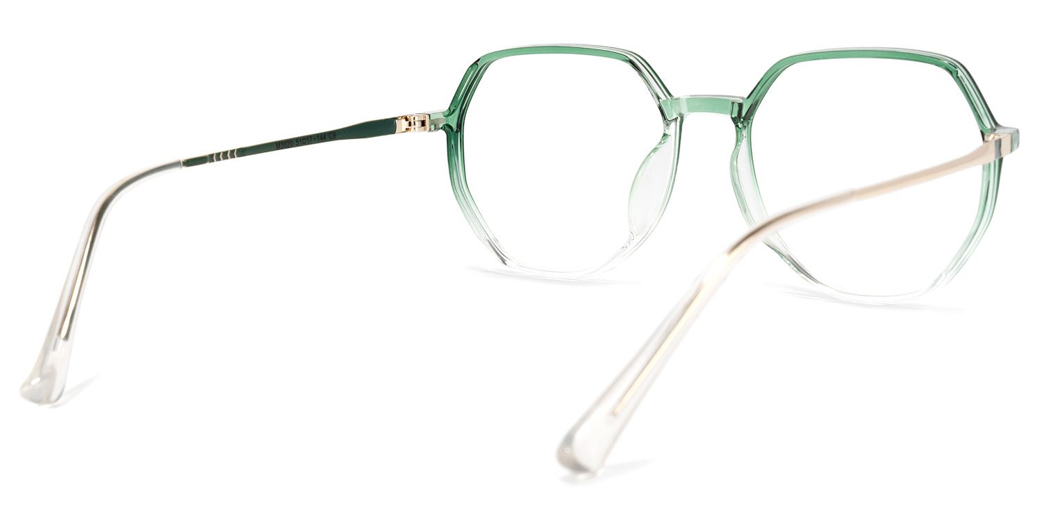 Gonzalez Geometric Green Glasses | ZEELOOL Canada4