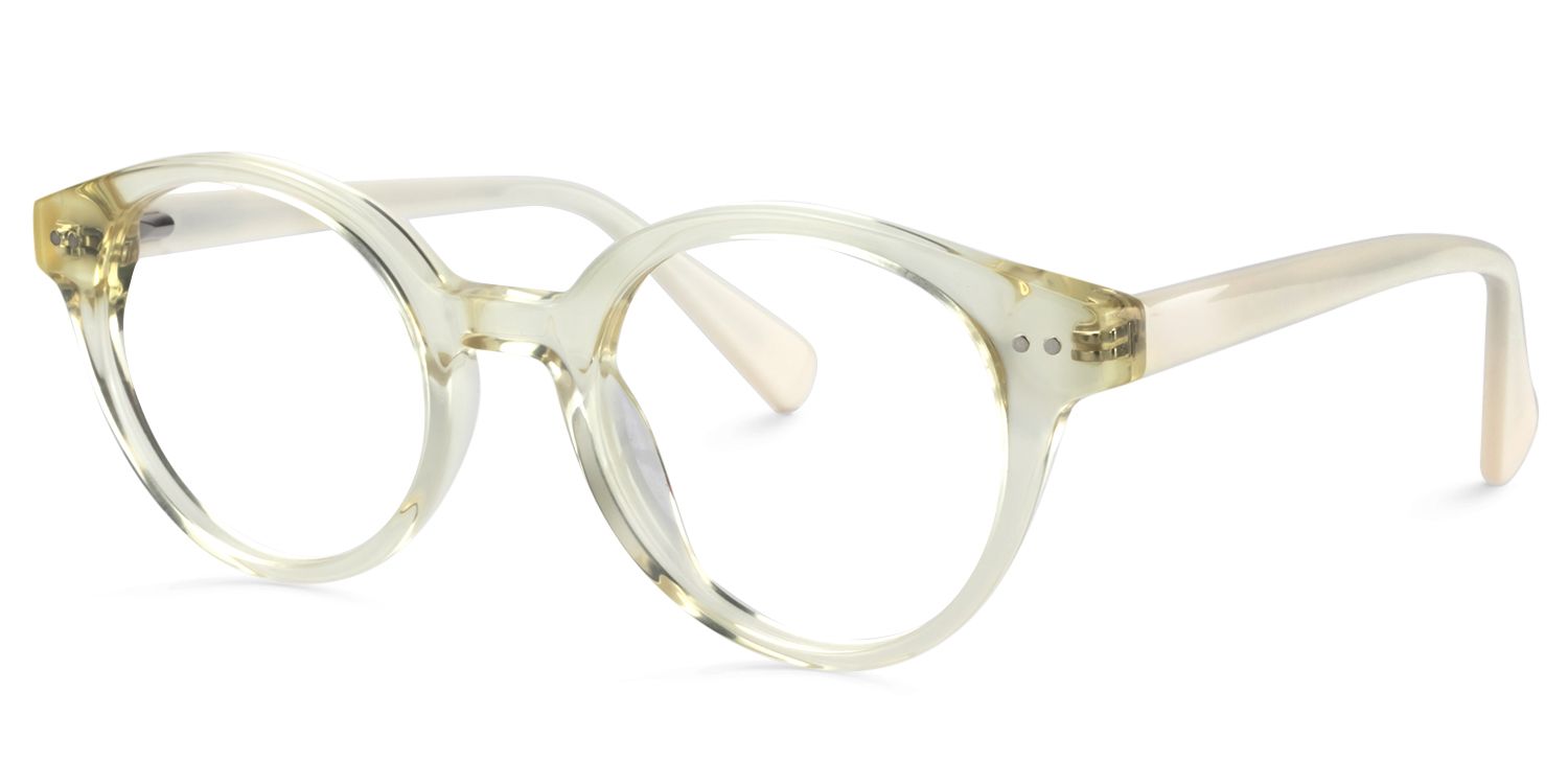 Round Yellow Glasses | ZEELOOL Canada2