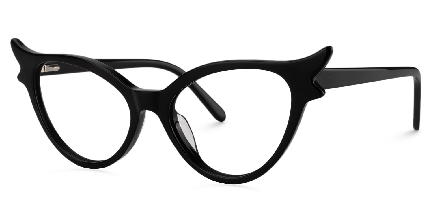 Judy Cat Eye Black Glasses | ZEELOOL Canada2