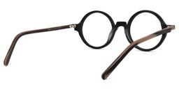 Otto Black Round Glasses3