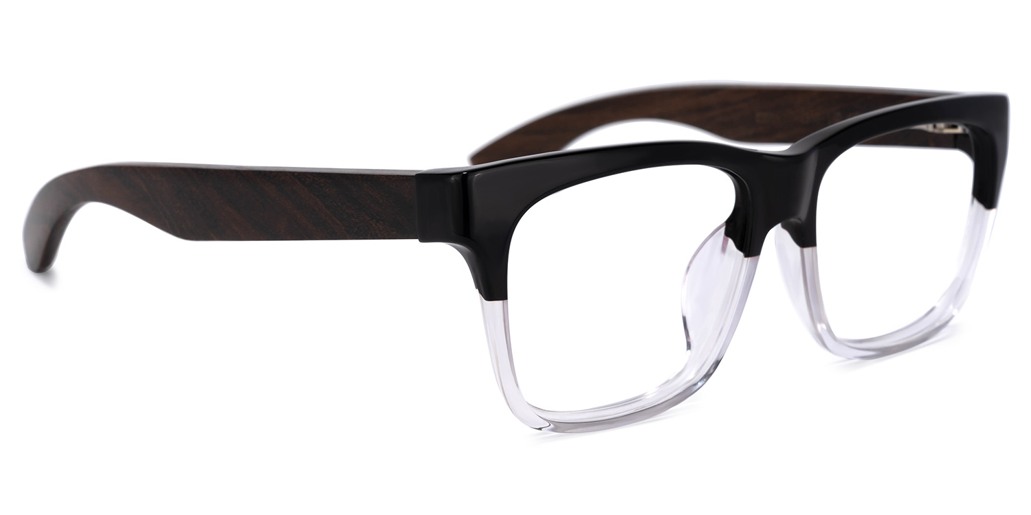 Atherbest Square Black-Crystal Glasses2