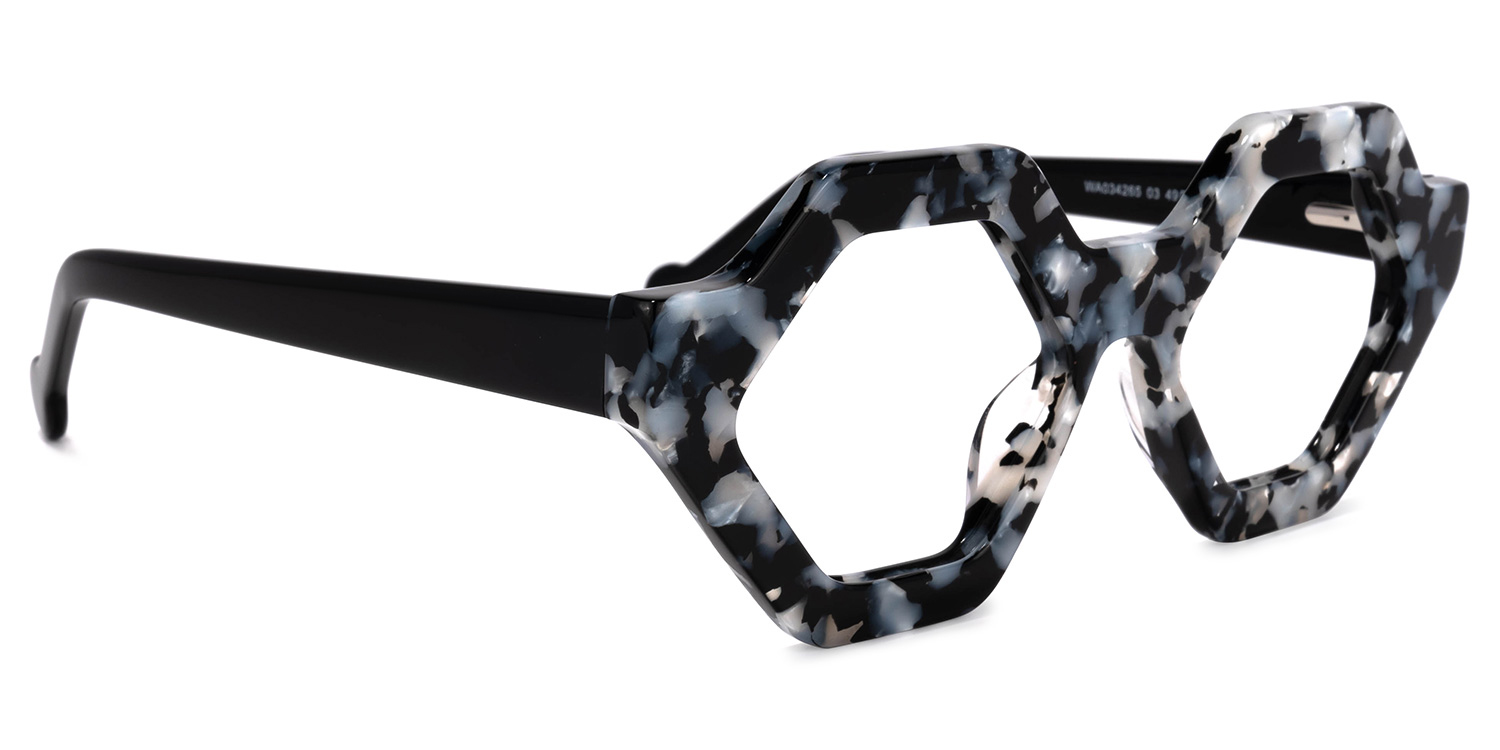 Barreto Geometric Marble Glasses | ZEELOOL Canada2