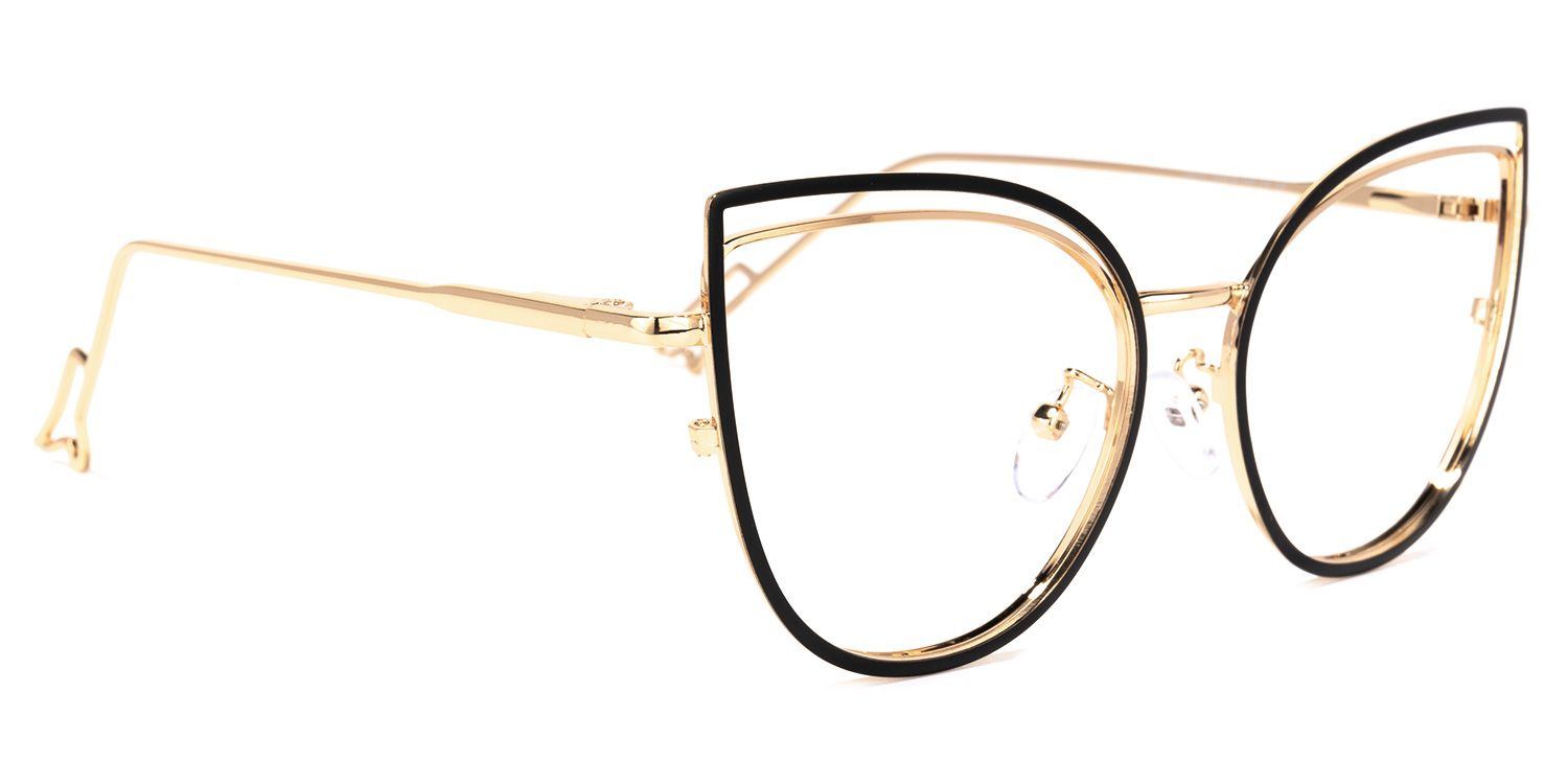 Spivey Cateye Black Glasses | ZEELOOL Canada2
