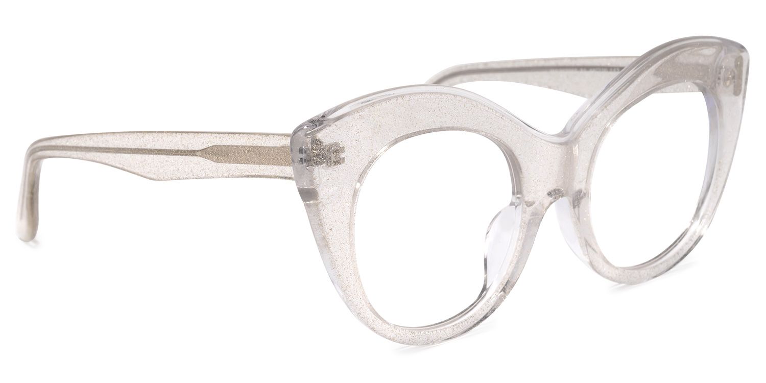 Rosemary Cateye Clear Glasses | ZEELOOL Canada2