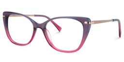 Chanda Cat Eye Red Glasses2