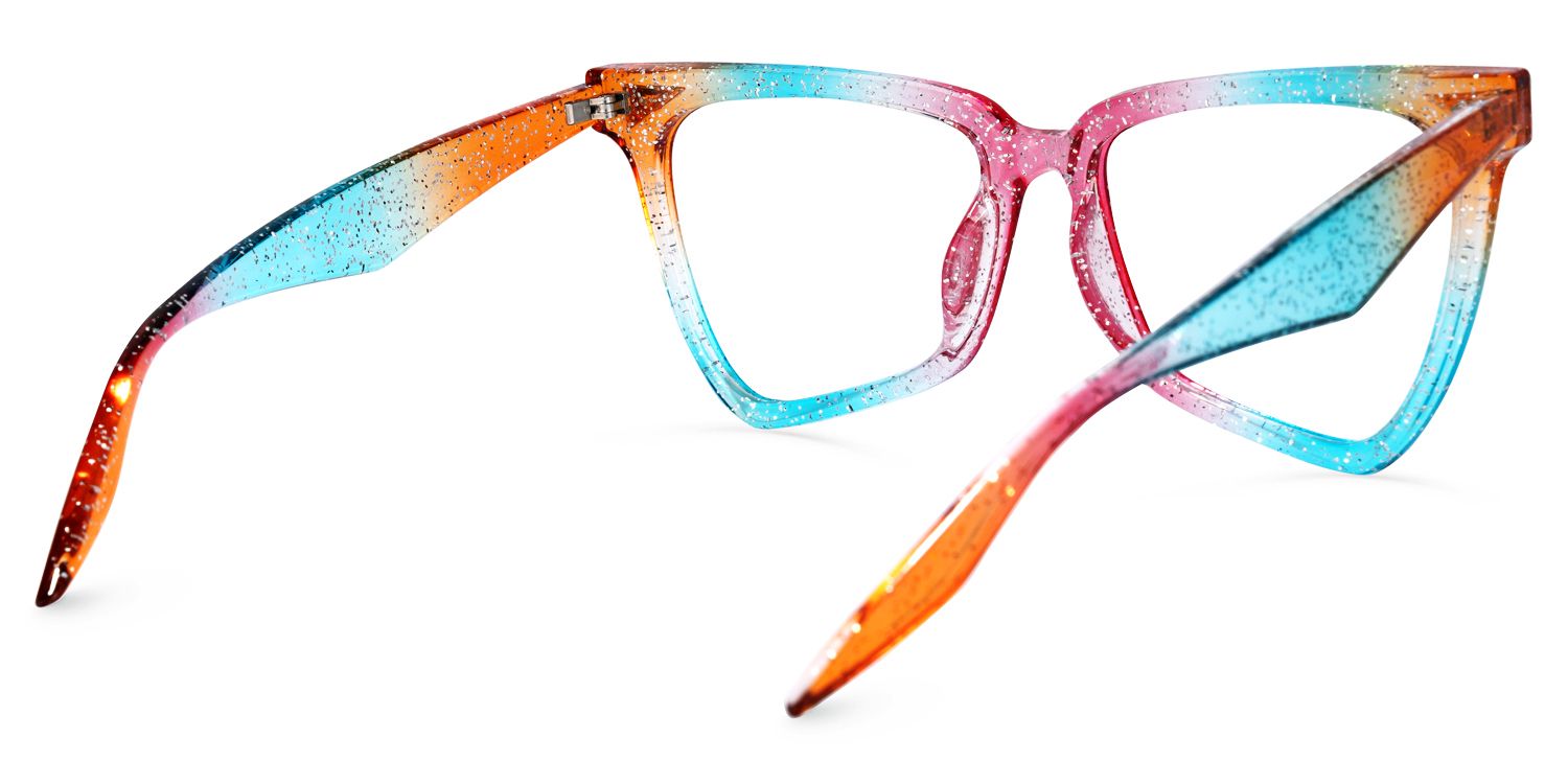Geometrical Rainbow Eyeglasses | ZEELOOL Canada3