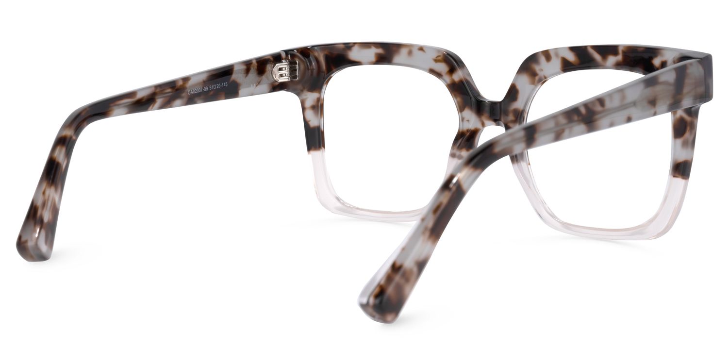 Dexter Square Light-Tortoise Glasses | Zeelool Glasses3