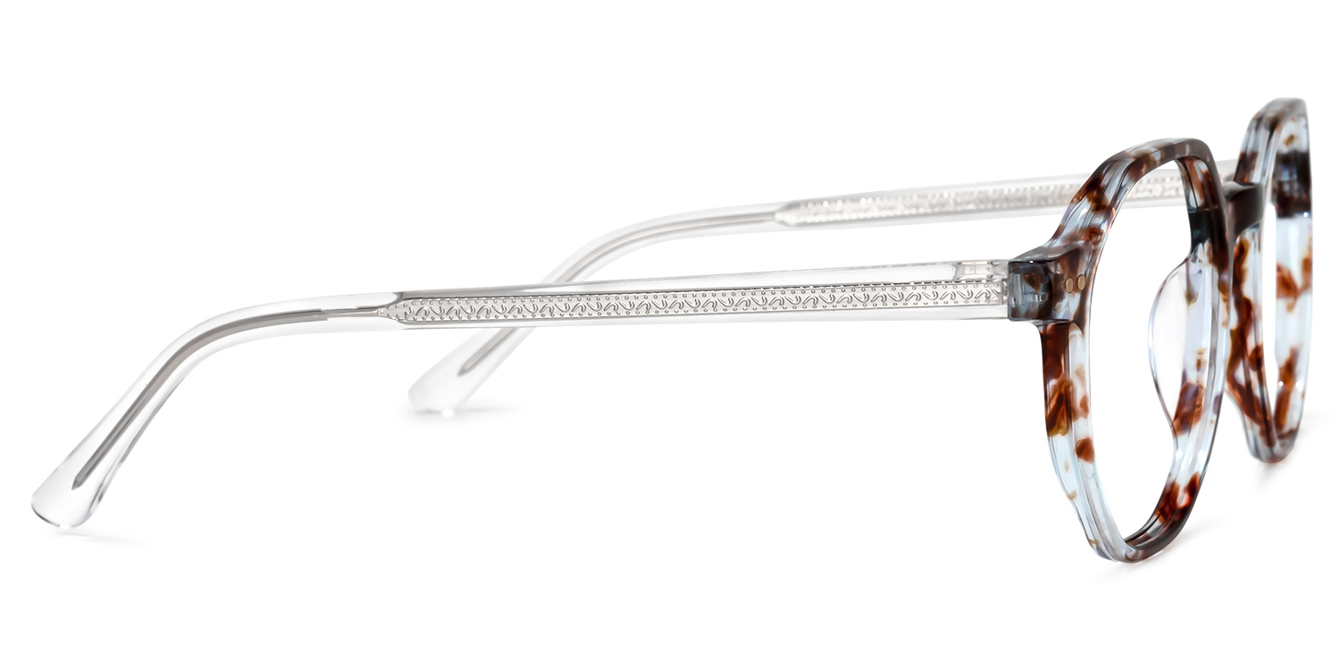 Steven Geometric Floral Glasses2