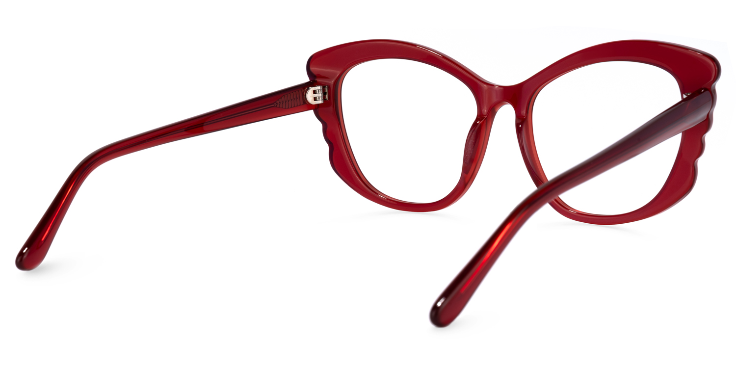 Irina Cateye Red Glasses | ZEELOOL Canada3