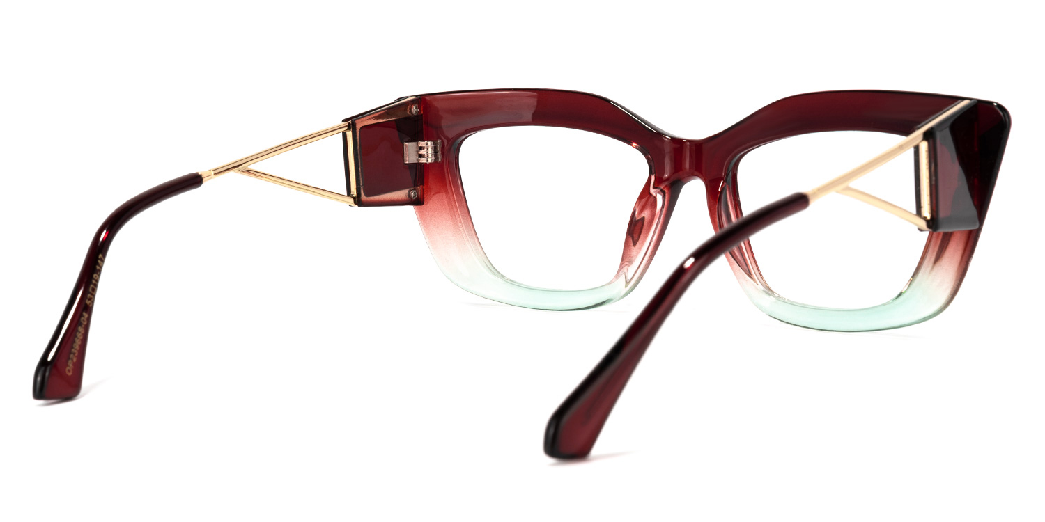 Ferrer Cateye Red Glasses | ZEELOOL Canada3