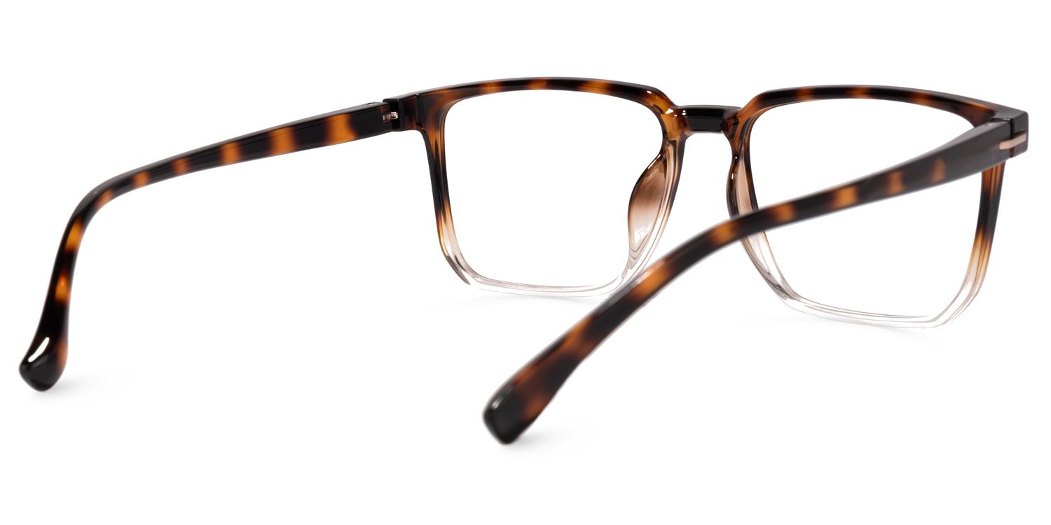 Zavala Rectangle Tortoise Glasses | ZEELOOL Canada3
