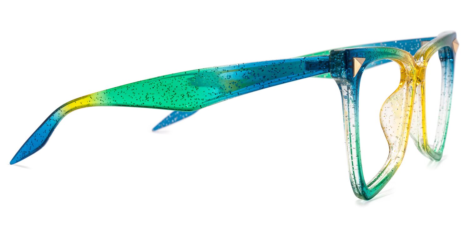Geometrical Rainbow Eyeglasses | ZEELOOL Canada2