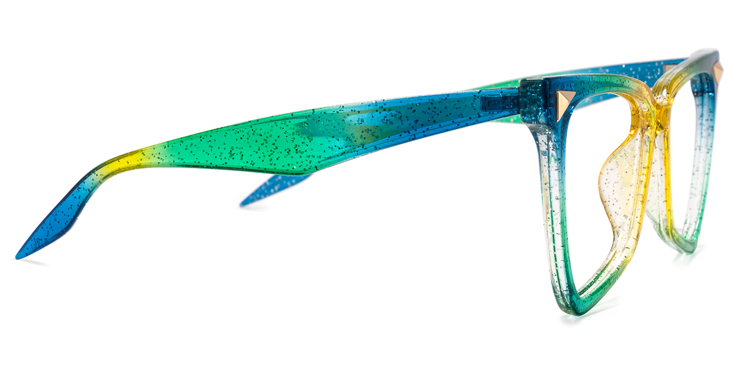 Geometrical Rainbow Eyeglasses | ZEELOOL Canada2