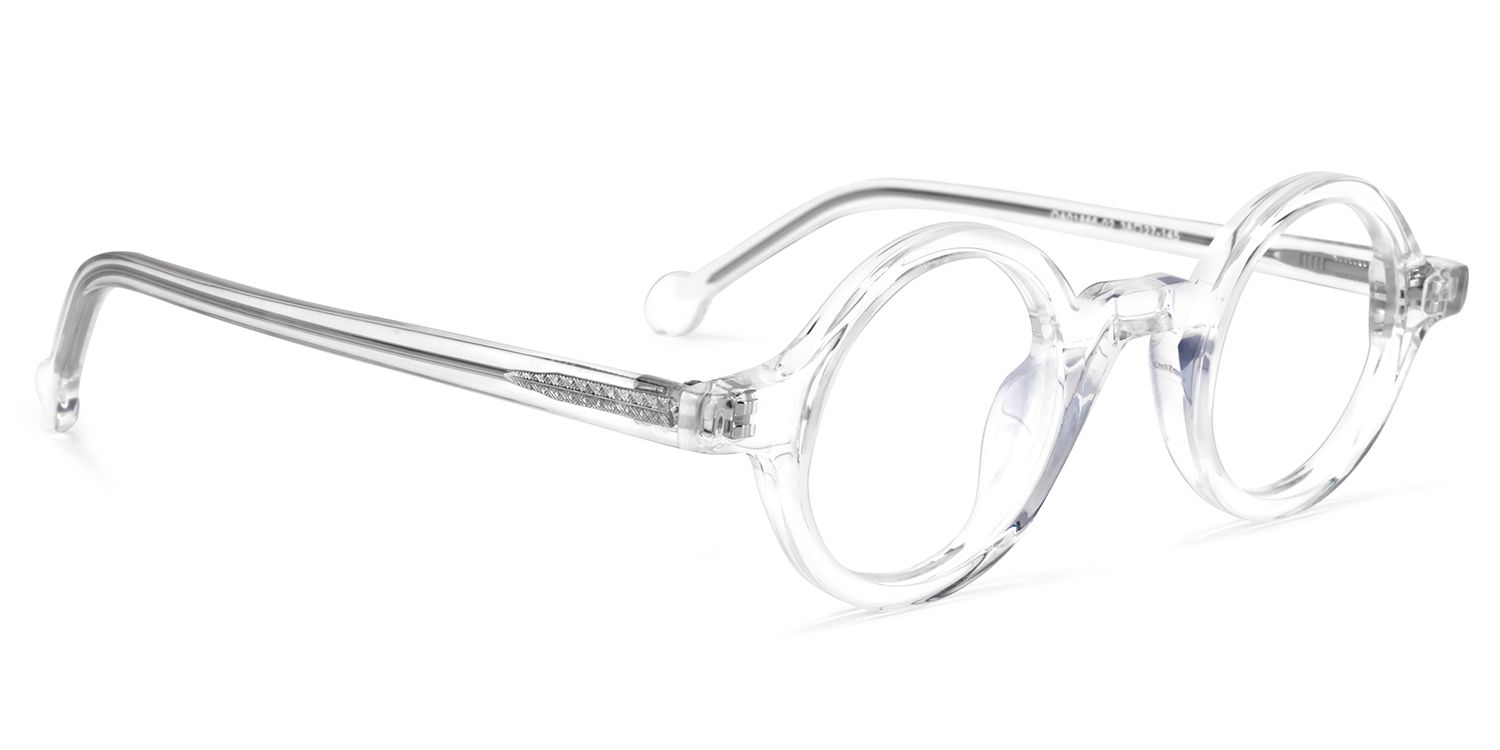 Round Clear Glasses | ZEELOOL Canada2