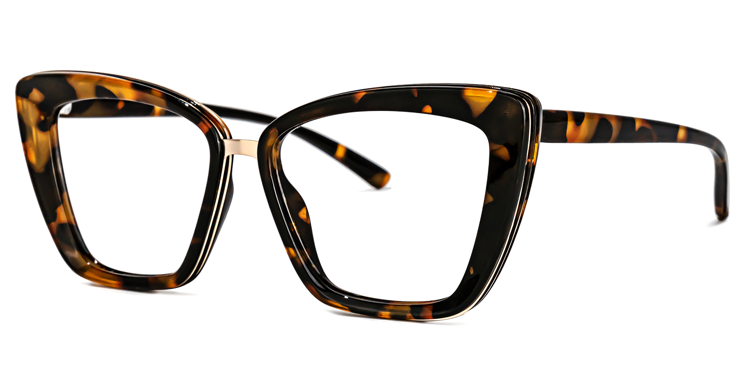 Shelonda Cateye Tortoise Glasses | ZEELOOL Canada1