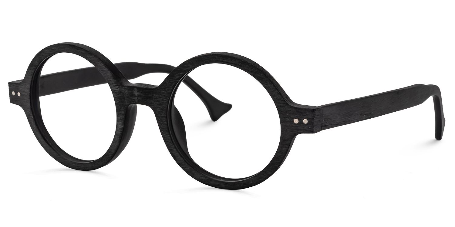 Round Black Glasses | ZEELOOL Canada2