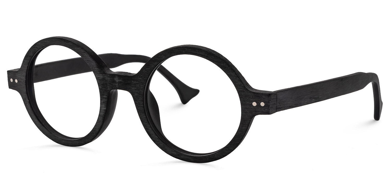Round Black Glasses | ZEELOOL Canada2